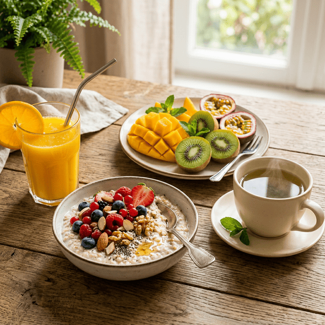 Café da manhã completo